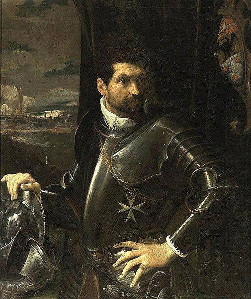 Lodovico Carracci Portrait of Carlo Alberto Rati Opizzoni in Armour china oil painting image